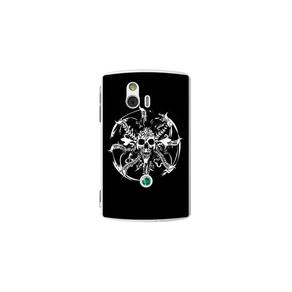 Capa Adesivo Skin016 Verso Para Sony Xperia Mini ST15