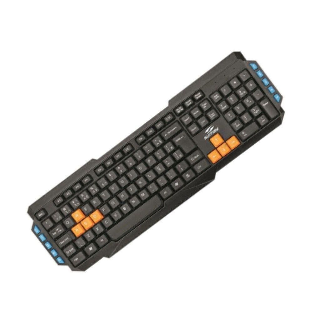 Teclado Usb Gamer Sumay Preto Tecrado Bom E Barato Gaimerr