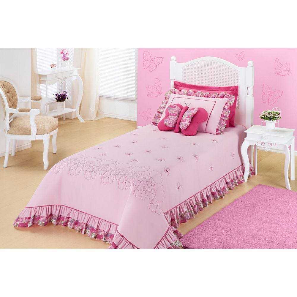 Cobre Leito Jardine Solteiro 3 Peças