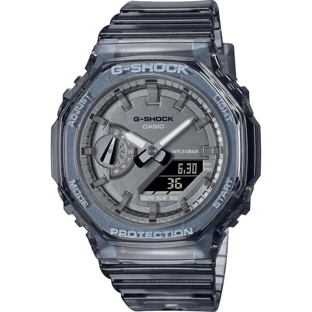 Relógio CASIO G-SHOCK feminino transparente GMA-S2100SK-1ADR