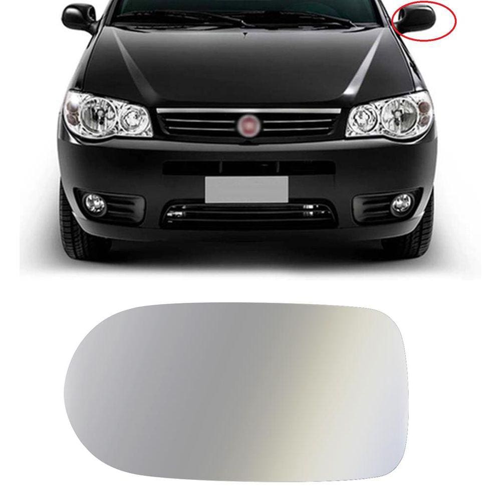 Lente Base Retrovisor Palio Fire 2000 2001 2002 03 Esquerdo