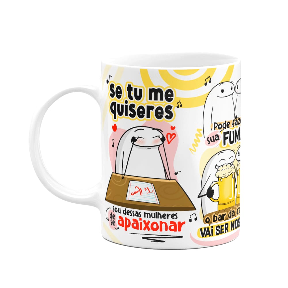 Caneca Flork Namorados - Se tu me quiseres!
