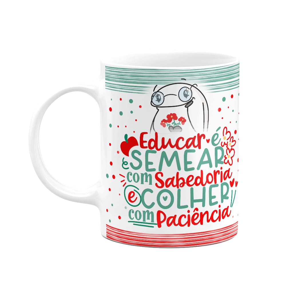 Caneca Flork Professor - Educar é semear sabedoria