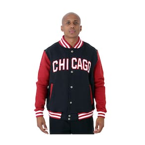 Jaqueta College Moletom Masculina M10 Hoop Chicago