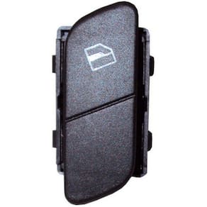 Botão do Vidro Elétrico Crossfox Fox Gol Polo Spacefox LED Vermelho Traseiro Lado Motorista 4 Vias - Kostal - 3934100