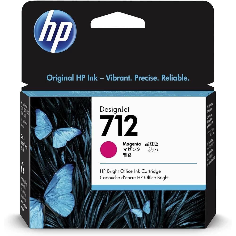 Cartucho HP 3ED68A nº 712 magenta 29ml  HP