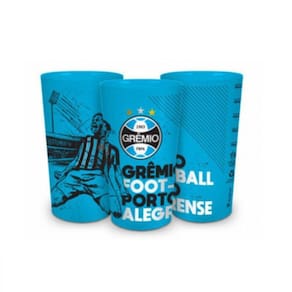 Copo Grêmio Tricolor Gaúcho Plástico 500Ml Colors Licenciad