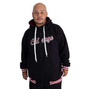 Jaqueta Moletom Masculina Plus Size M10 Dunk Chicago