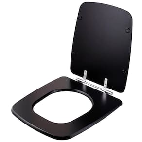Tampa De Vaso Sanitario Poliester Boss Noir Preto Fosco
