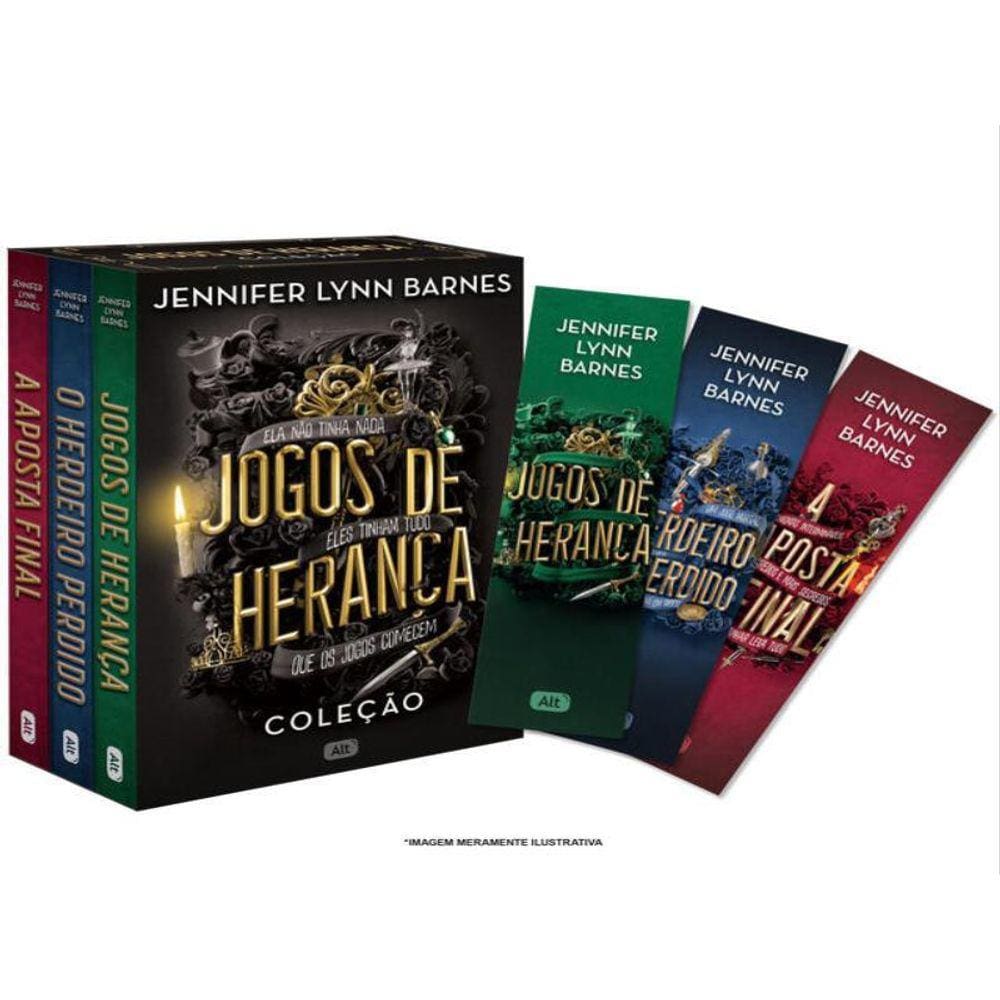 Box Jogos De Herança + Brindes (Marcadores)