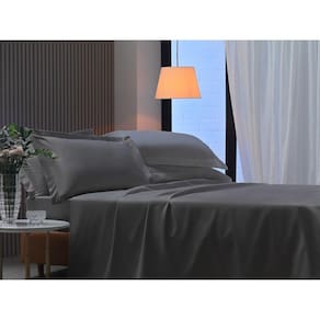 Jogo de Cama 300 Fios Algodão Percal Nobless Appel Grafite - Casal