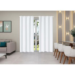 Cortina Oxford 2,80M X 2,30M Sala Quarto Janela Branco