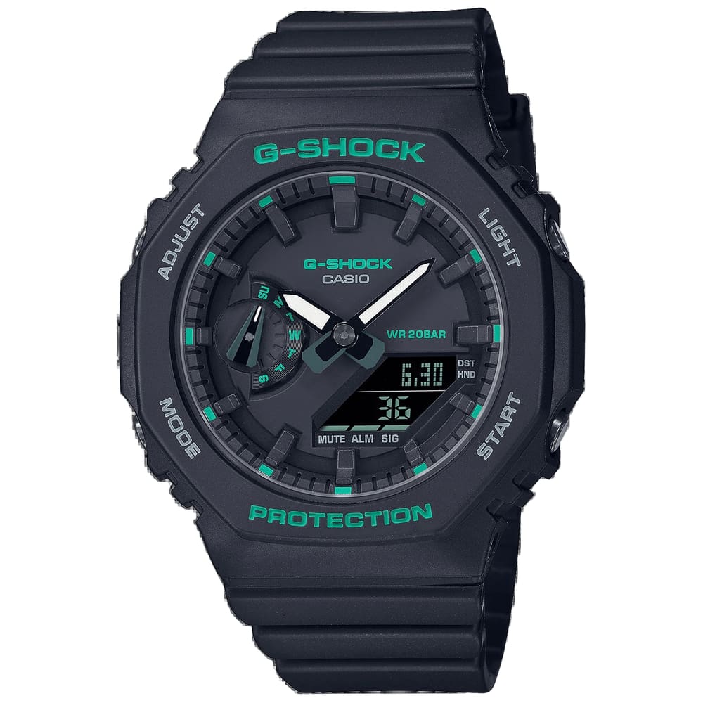 Relógio CASIO G-SHOCK anadigi feminino GMA-S2100GA-1ADR