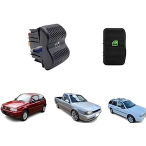 Botão Vidro Elétrico Gol Parati Saveiro G2 96/ Simples