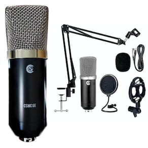 Kit Youtuber Microfone Condensador Custom Sound Csmc 6K