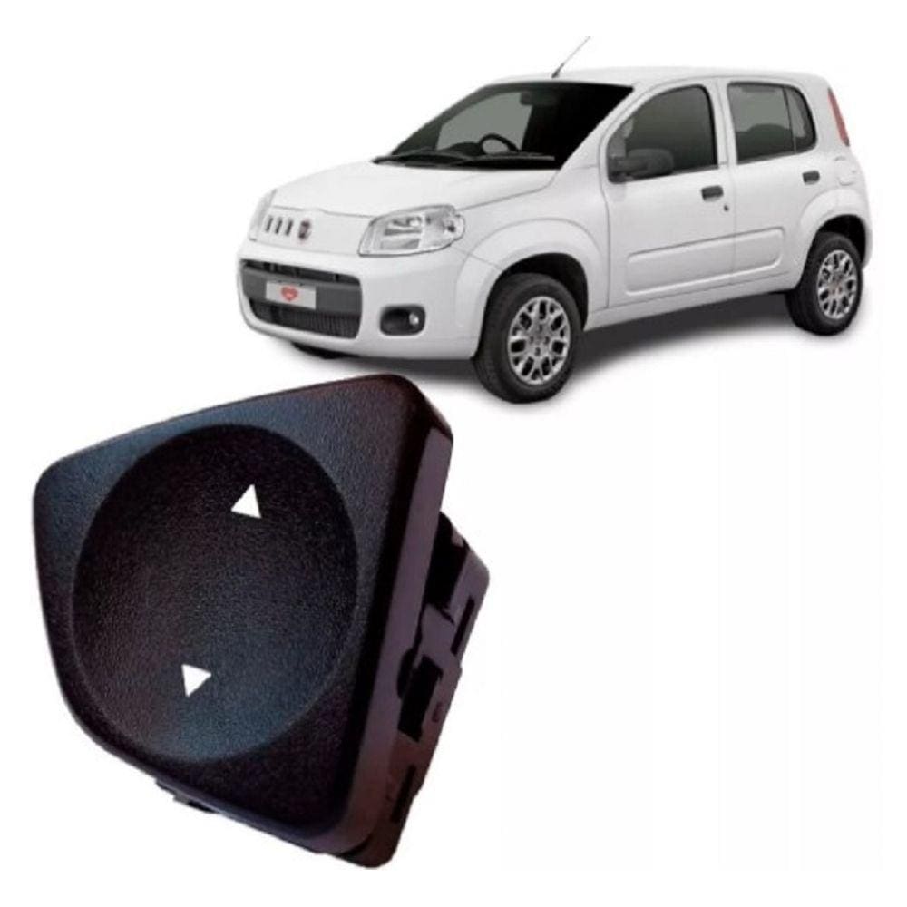 Botão Vidro Elétrico Novo Uno 10/22 Direito