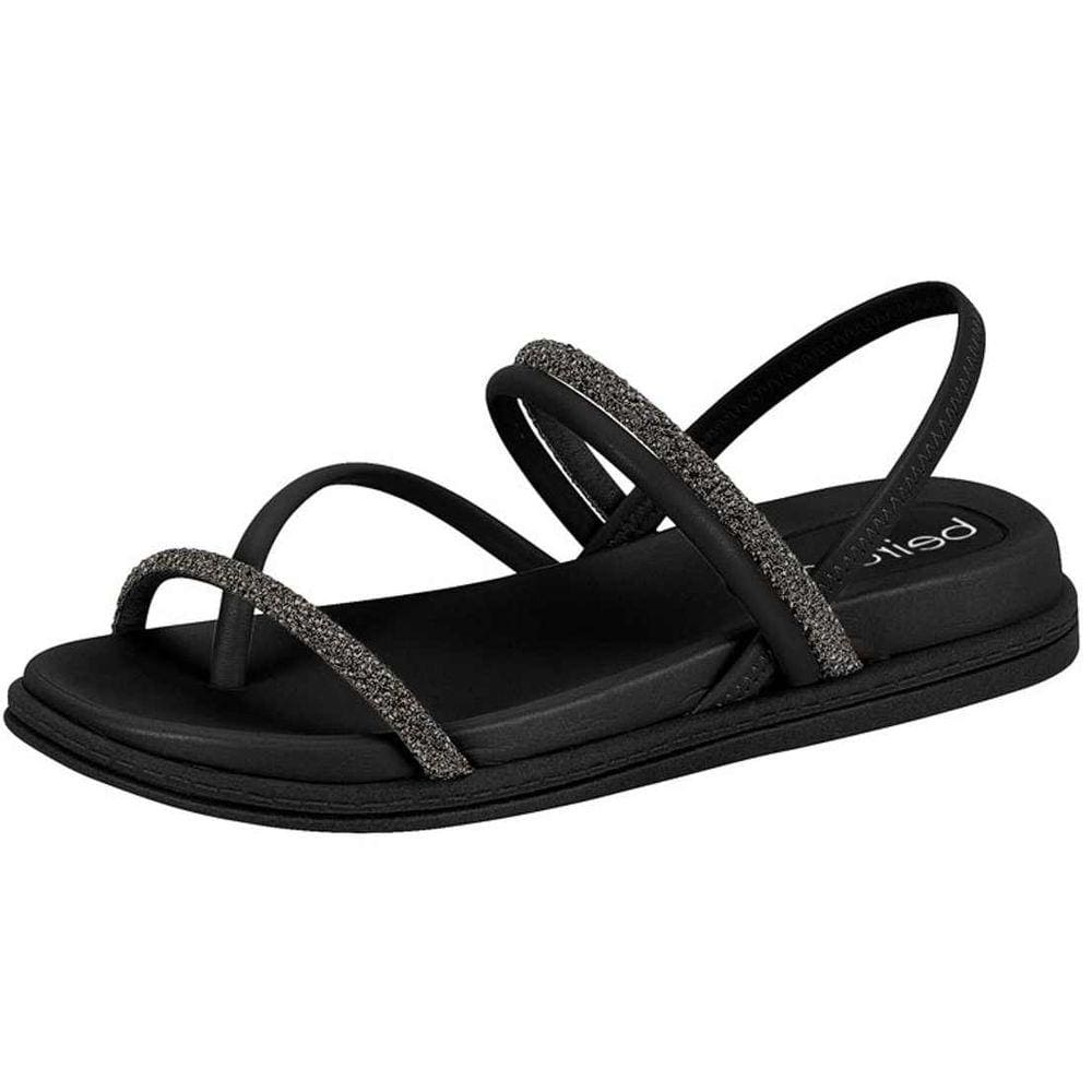 Sandália Plataforma Beira Rio 8513.100 Brilho