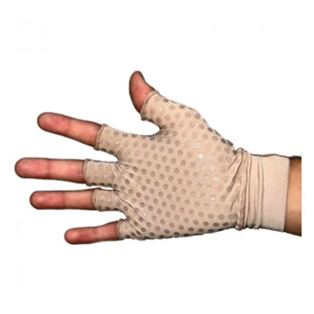 Luva Curta Com Antiderrapante E Protecao Uv Chocolate M New