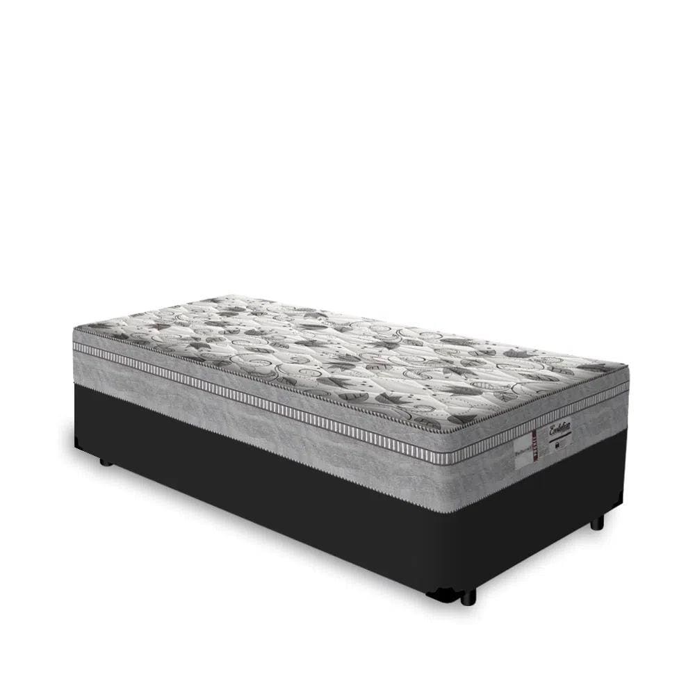 Cama Box Solteiro Base Mais Colchão Evolution Probel - Fabrica de Tudo