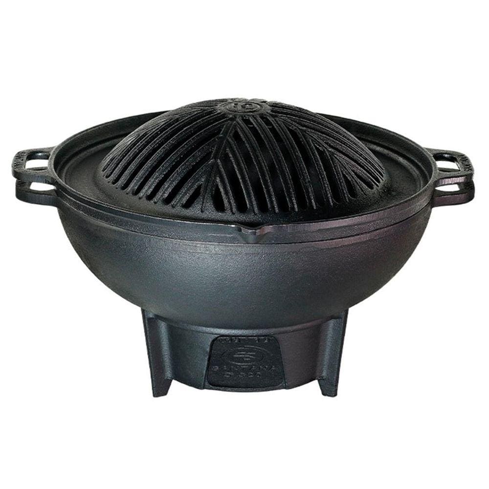 Churrasqueira Completa Gengis-kan Santana 32 cm em Ferro Fundido