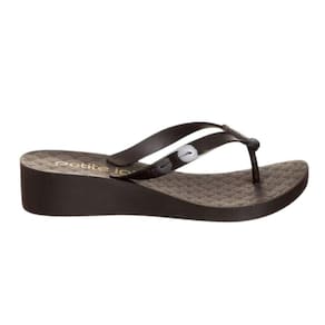 Chinelo Anabela Plataforma Feminino PJ5475II Petite Jolie