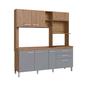 Cozinha Compacta Decibal 6 Portas 2 Gavetas CO1631