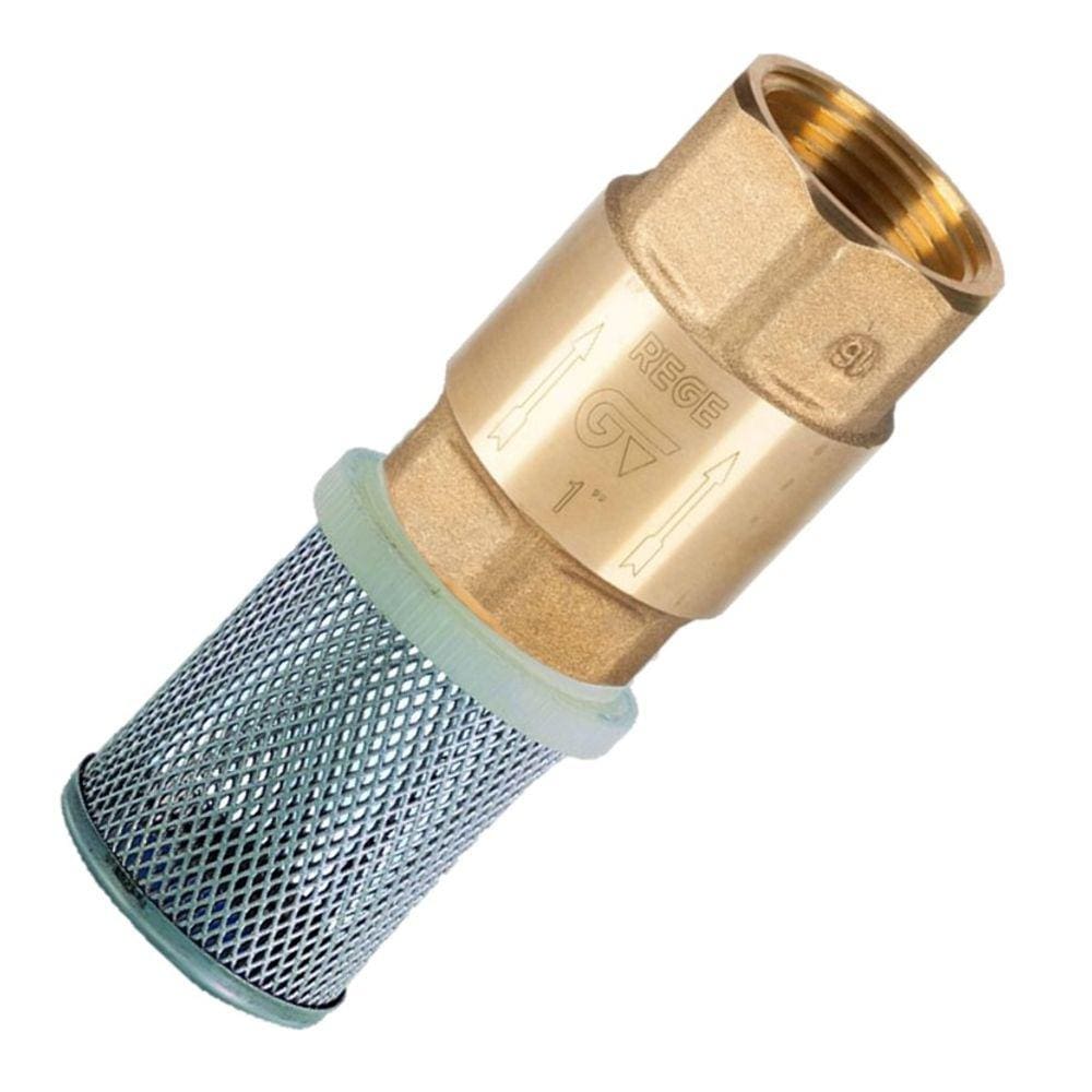 Válvula Retenção de Linha 3/4 Genebre Com Tela Aço Inox