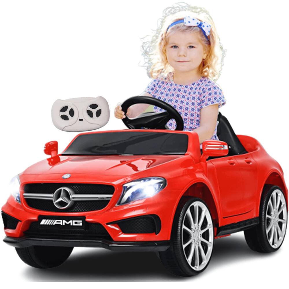 Carro Elétrico Infantil 1 Assento Mercedes Benz com Controle Remoto, 12V,  JOYLDIAS, Laranja - Dular