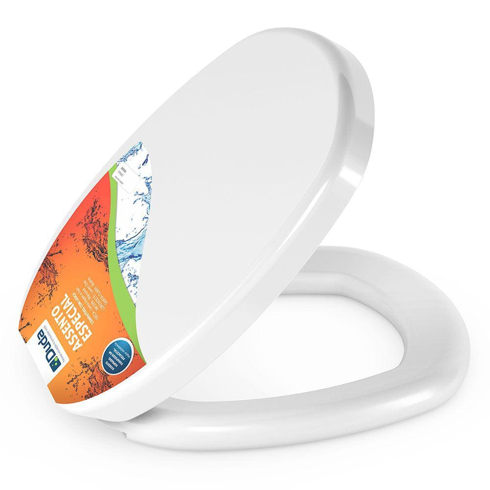 Tampa de Vaso Alamo Branco para Louça Santa Clara em Polietileno