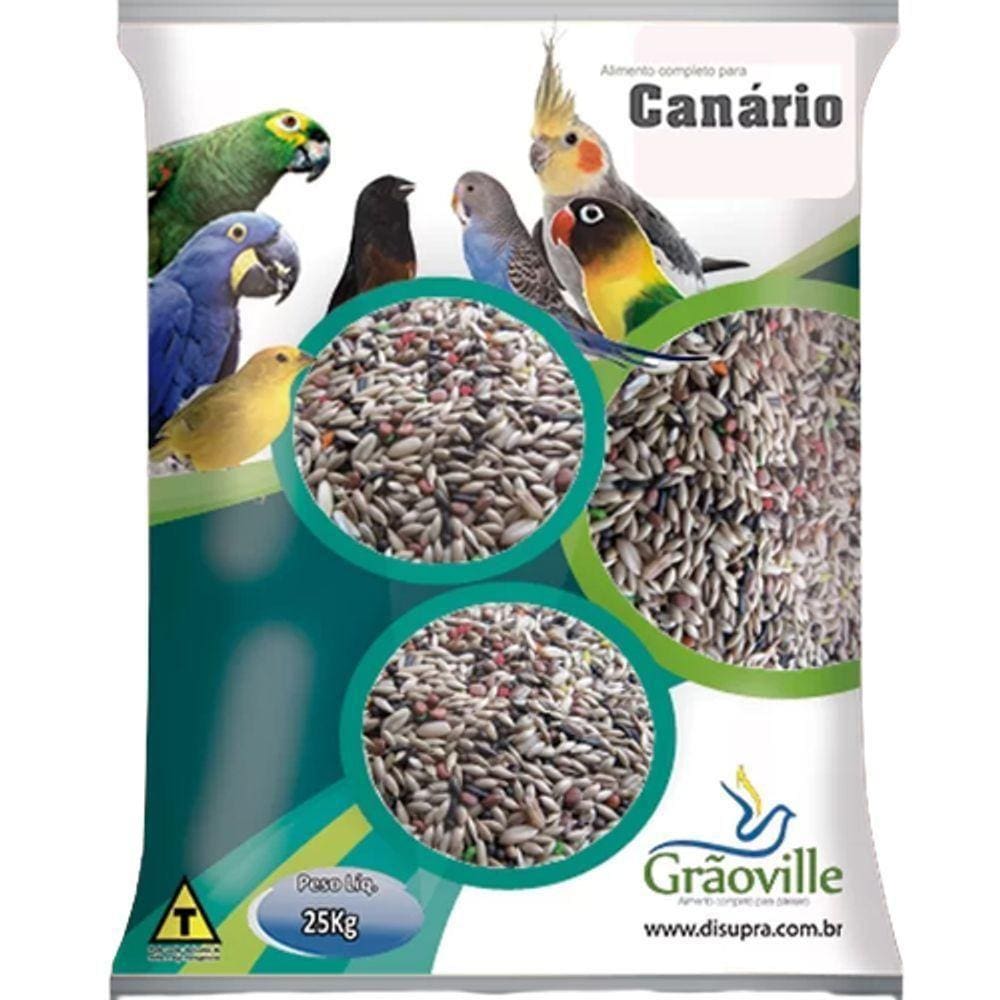 Mistura De Canario Simples Grãoville 25kg único