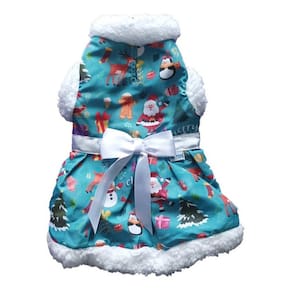 Fantasia Pet Vestido Natalino Gato Cachorro Natal