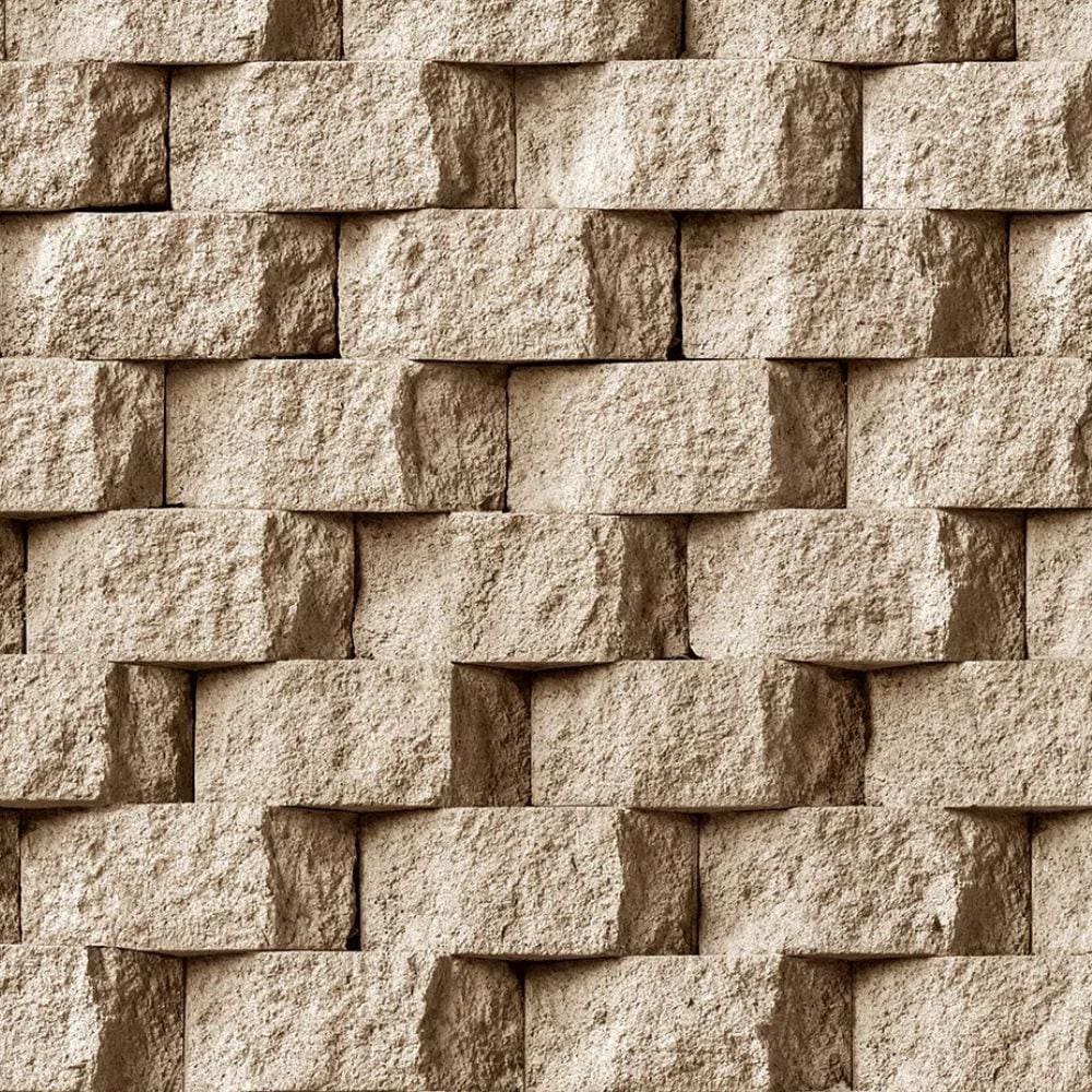 Papel de Parede Essencial Tijolo Bege ESS1061