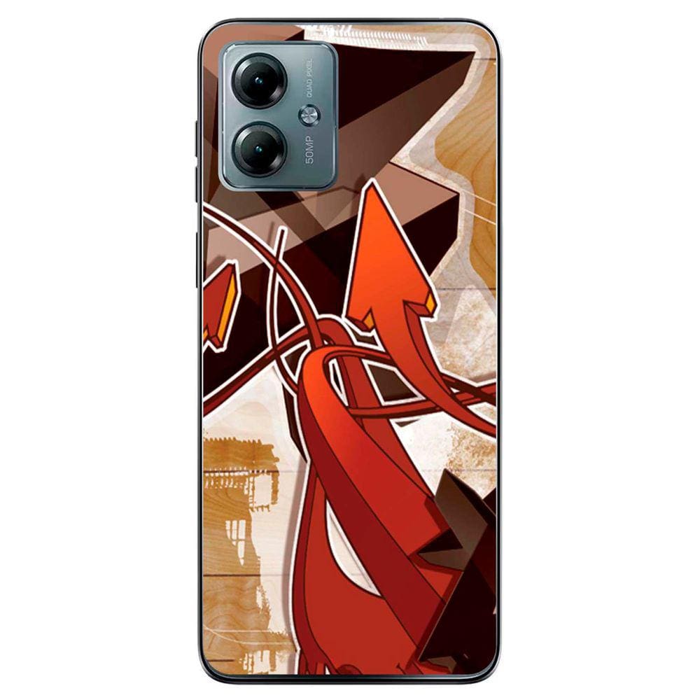 Capa Adesivo Skin071 Verso Para Motorola Moto G14