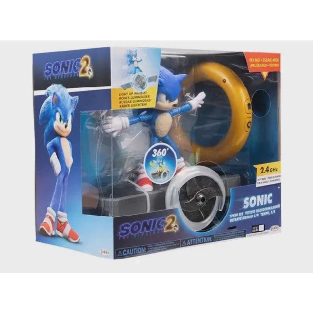 Sonic: O Filme 2 - Boneco do Sonic - 4.0 Polegadas