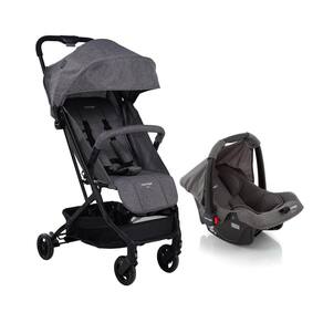 Travel System Yupi Duo Pro Voy Cinza Mescla - Voyage