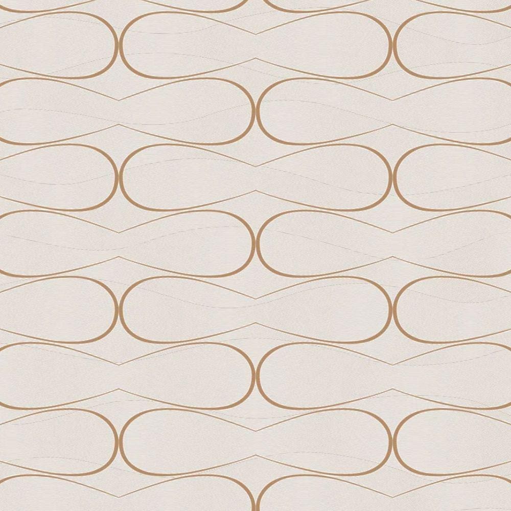 Papel de Parede Essencial Geométrico Branco e Cinza ESS1029