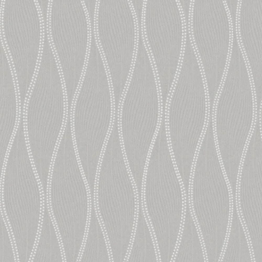Papel de Parede Essencial Geométrico Branco e Cinza ESS1046