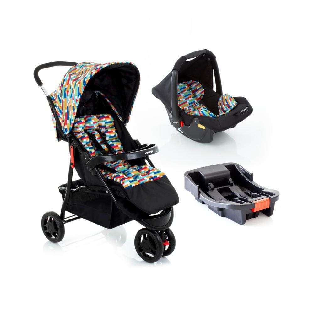 Travel System Delta Trio Pro Voy Colore - Voyage