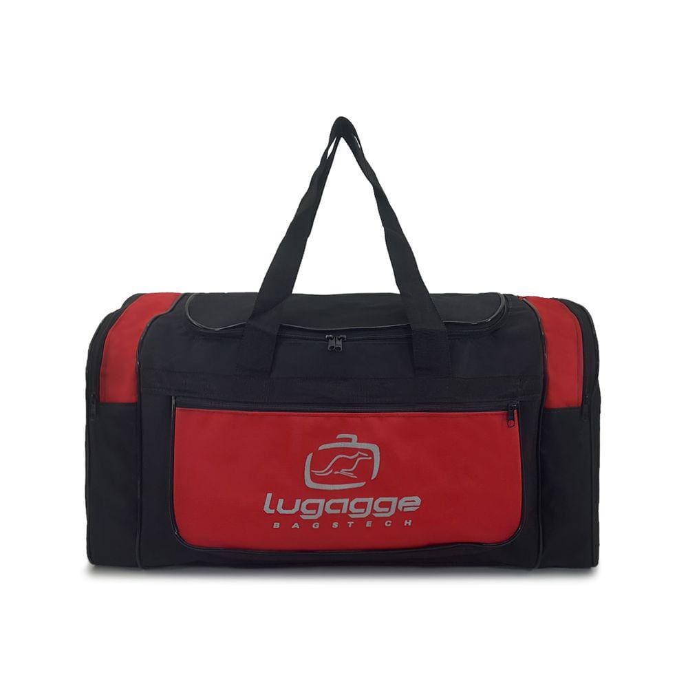 Bolsa sacola mala mao viagem grande vermelho