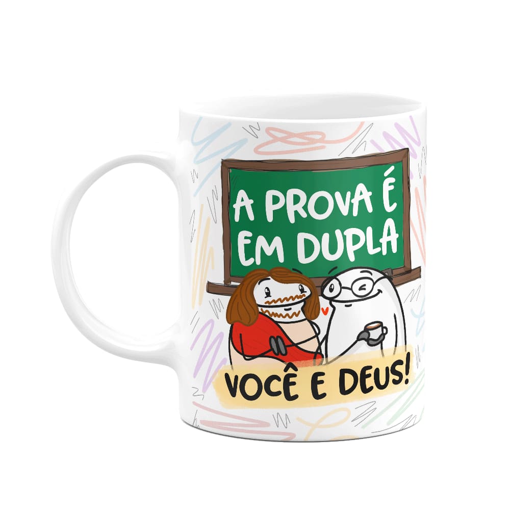Caneca Flork Professor - A prova é em dupla