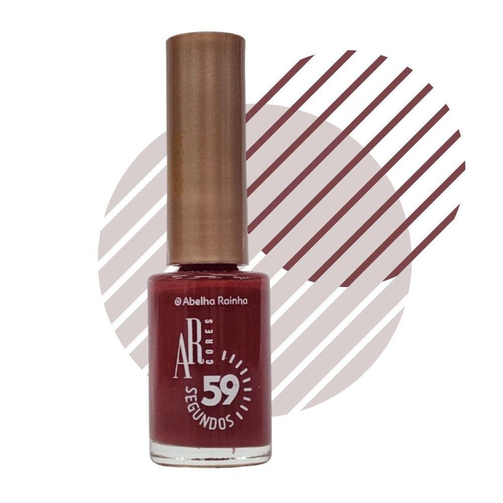 Esmalte Secagem Rápida 59 Segundos Vermelho Primeiro Beijo