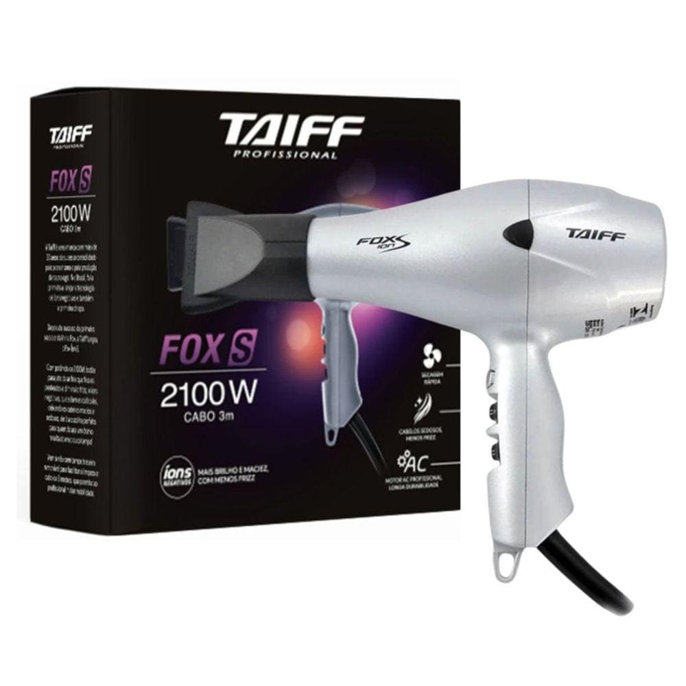 Secador Taiff Fox Ion S 2100W 127V
