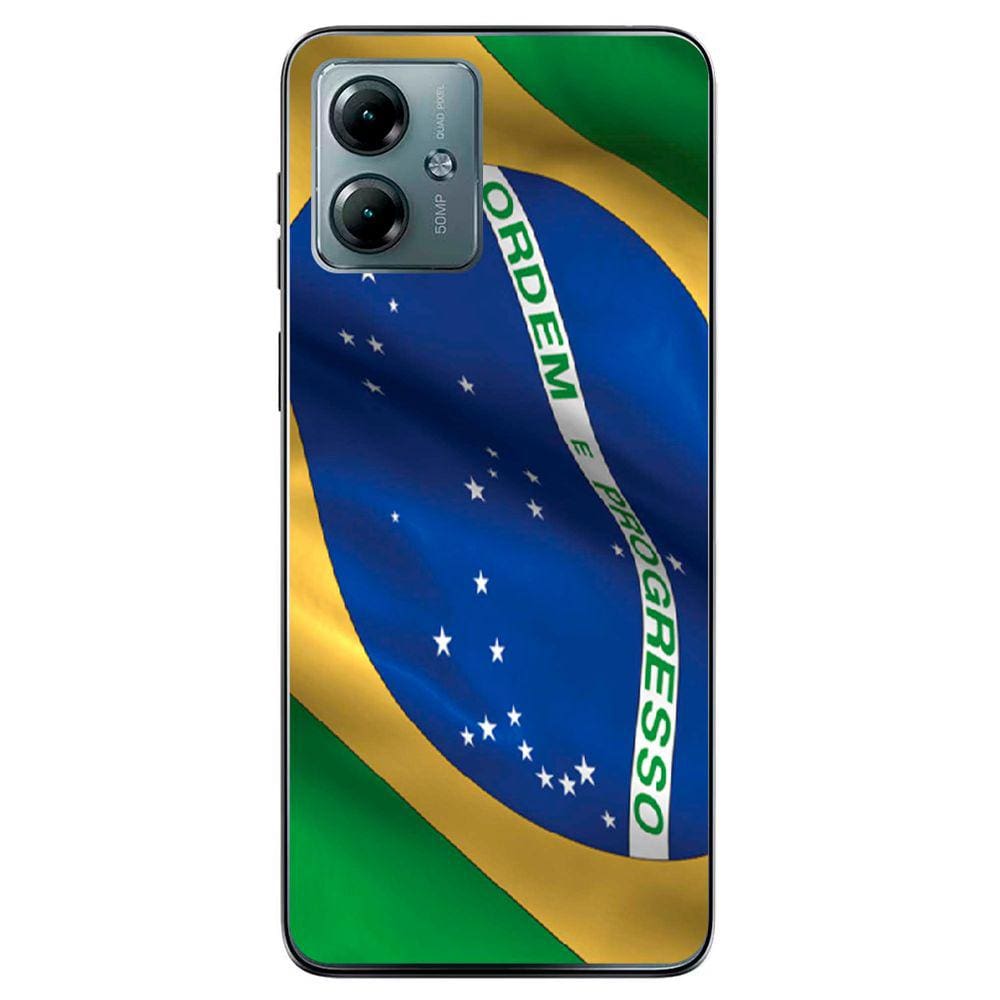 Capa Adesivo Skin628 Verso Para Motorola Moto G14