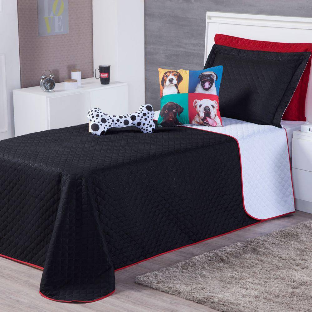 Cobre Leito Pet Solteiro 5 Peças