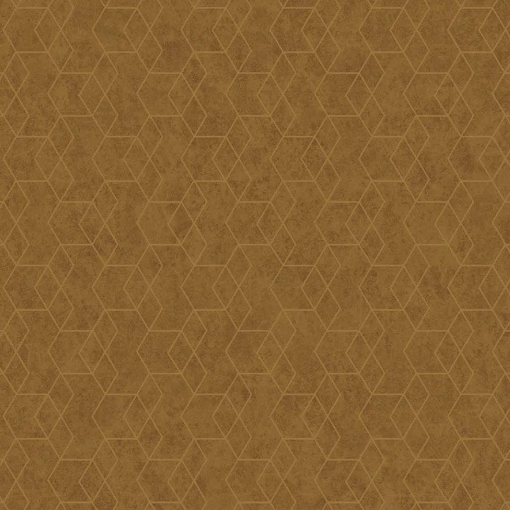 Papel de Parede Essencial Geométrico Dourado ESS1052