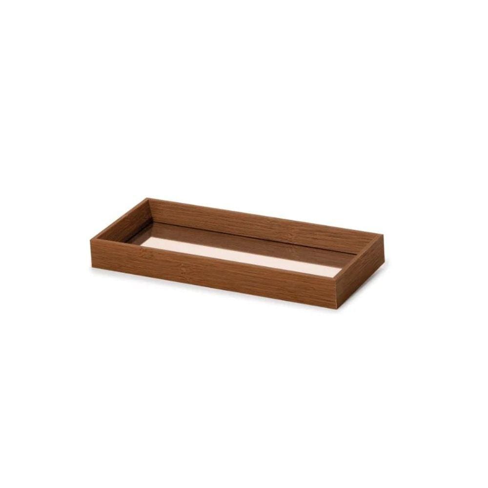 Bandeja Retangular em MDF com Espelho 28cm 15672 - Mart