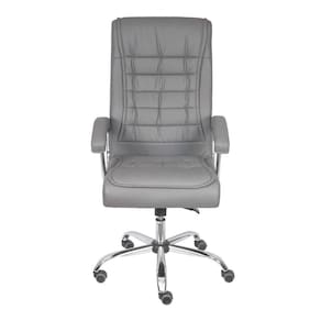 Cadeira Para Escritório com Rodízios e Molas Office Oslo Cinza