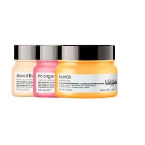 Kit Cronograma L´Oréal Pro Longer Másc 250g + Absolut Repair Másc 250g + NutriOil Másc 250g