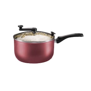 Pipoqueira com Tampa de Vidro e Revestimento Antiaderente Superflon Versátil 3,6L Cereja - MTA