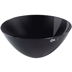 Kit 6 Tigelas Saladeiras para Servir Coza Essential Pretas 3,5L cada Bowls Pipoca Sobremesas Alimentos